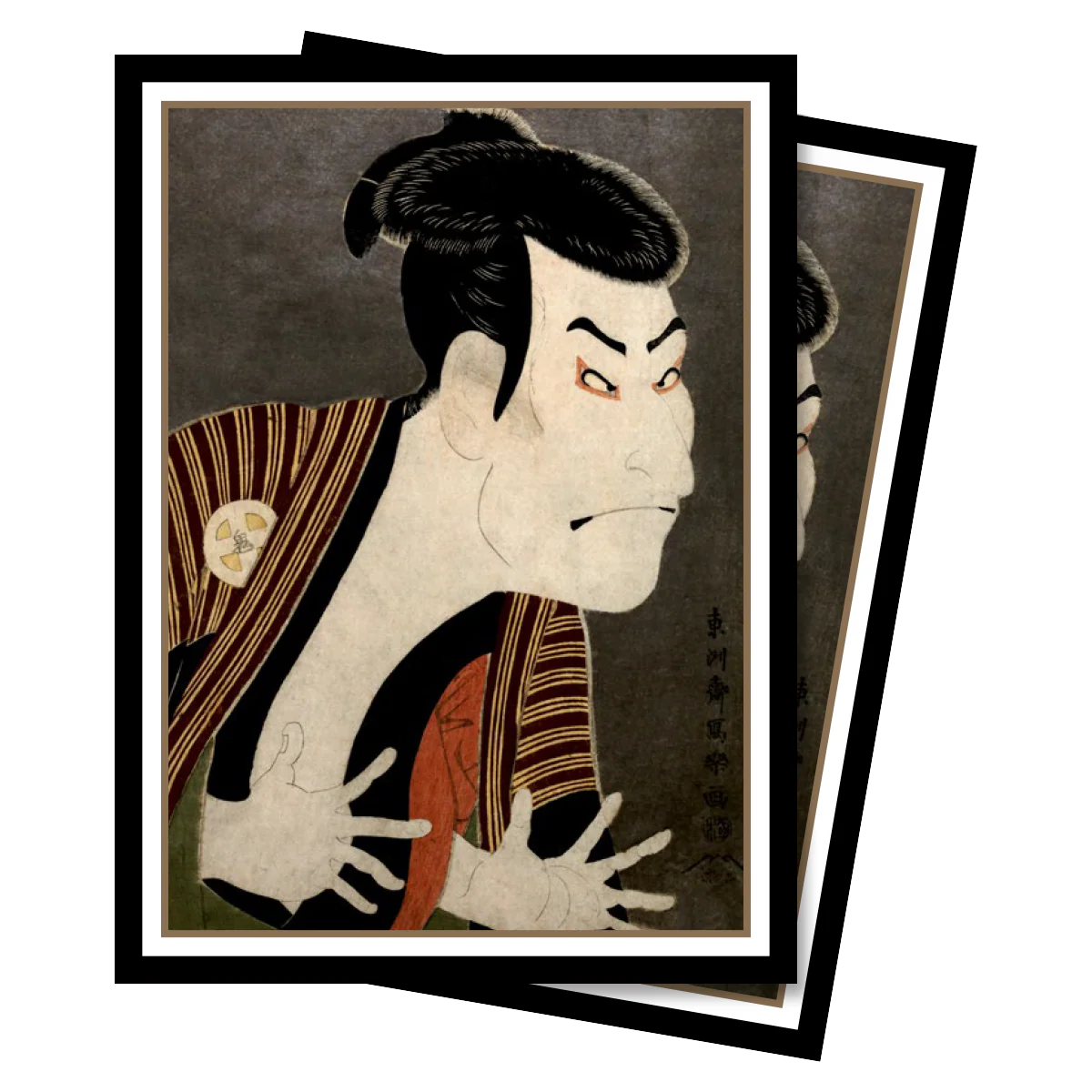 Fine Art The Actor Standard DECK PROTECTOR® Sleeves (65ct) by Toshusai Sharaku
