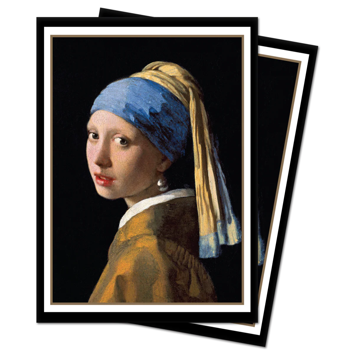 Fine Art The Girl with the Pearl Earring Standard DECK PROTECTOR® Sleeves (100ct) by Johannes Vermeer