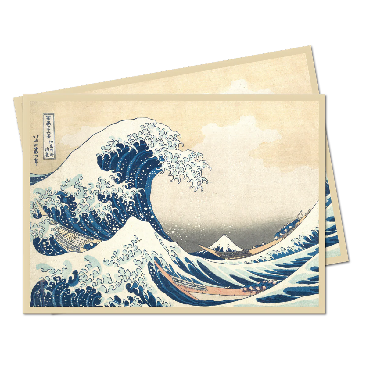 Fine Art The Great Wave Off Kanagawa Standard DECK PROTECTOR® Sleeves (65ct) by Hokusai