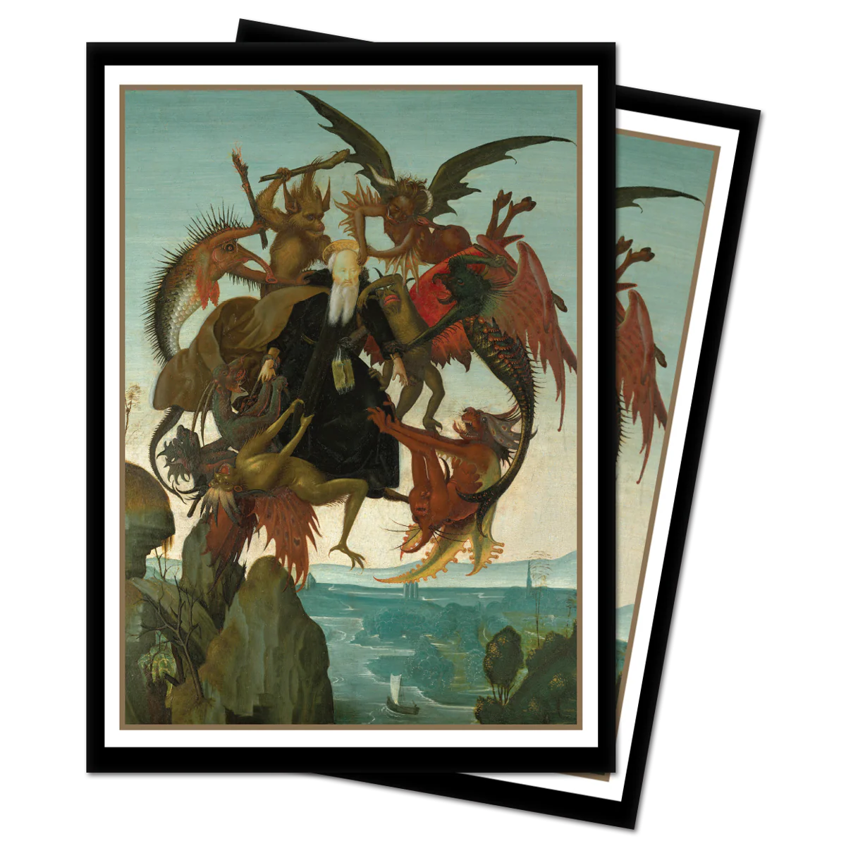 Fine Art The Torment of Saint Anthony Standard DECK PROTECTOR® Sleeves (100ct) by Michelangelo