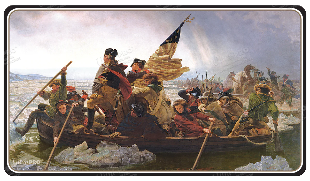 Fine Art Washington Crossing the Delaware Standard Gaming Playmat Mousepad by Emanuel Leutze