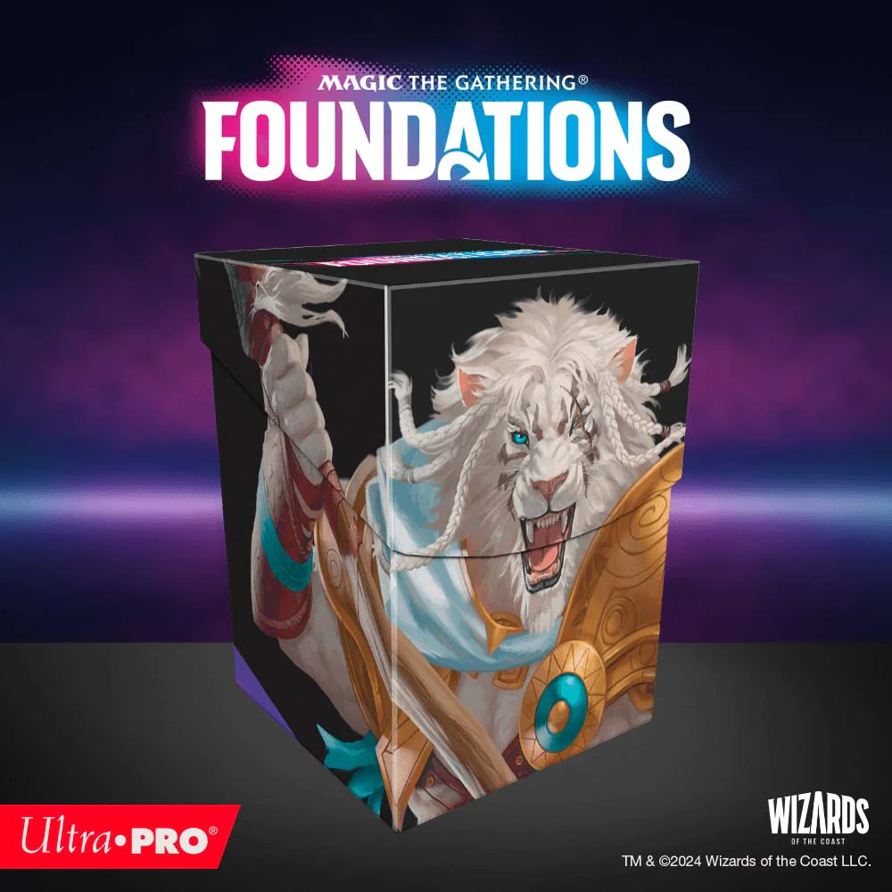 Foundations Ajani 100+ DECK BOX® Light for Magic: The Gathering - Image 2