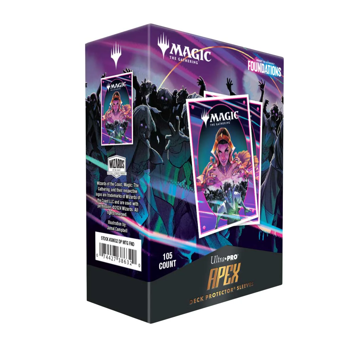 Foundations Liliana 105ct APEX DECK PROTECTOR® Sleeves for Magic: The Gathering - Image 3