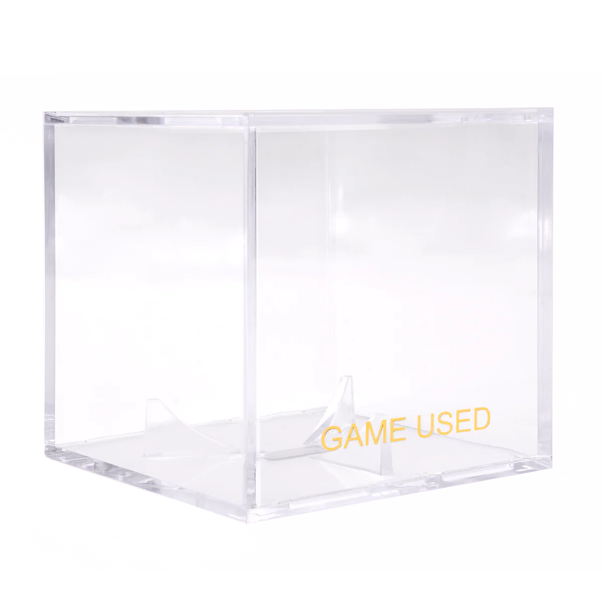 Game Used Baseball Clear Square Display Holder with UV Block - Image 3