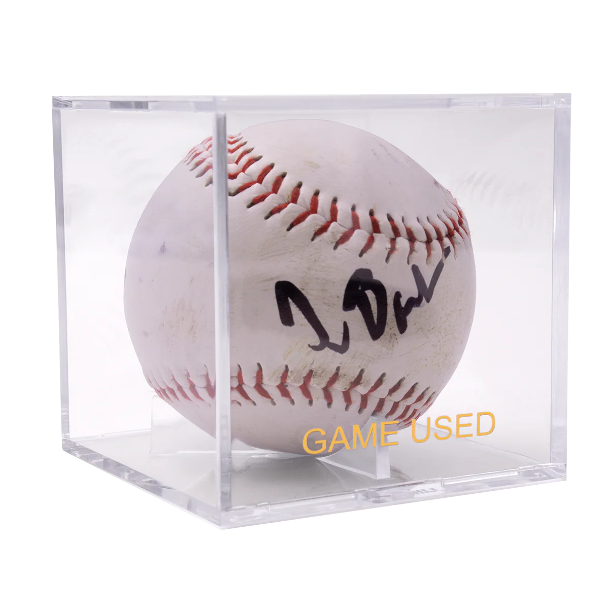Game Used Baseball Clear Square Display Holder with UV Block - Image 4