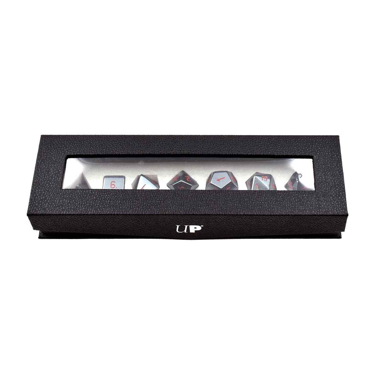 Gemstone Hematite RPG Dice Set (7ct) - Image 3