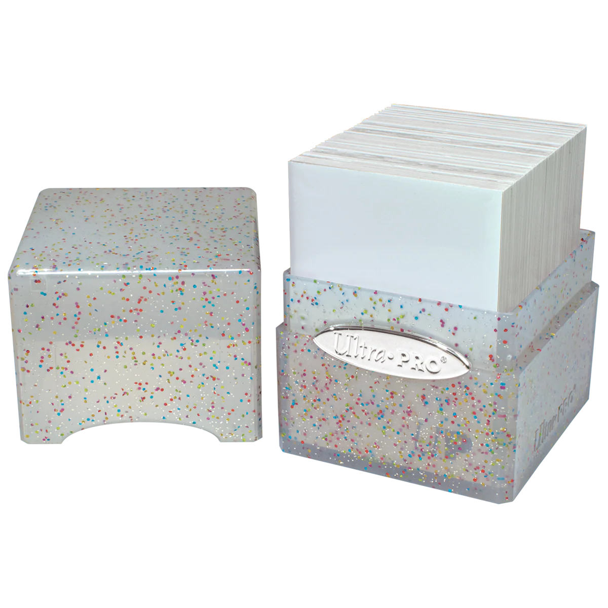 Glitter SATIN® Cube - Crystal - Image 2
