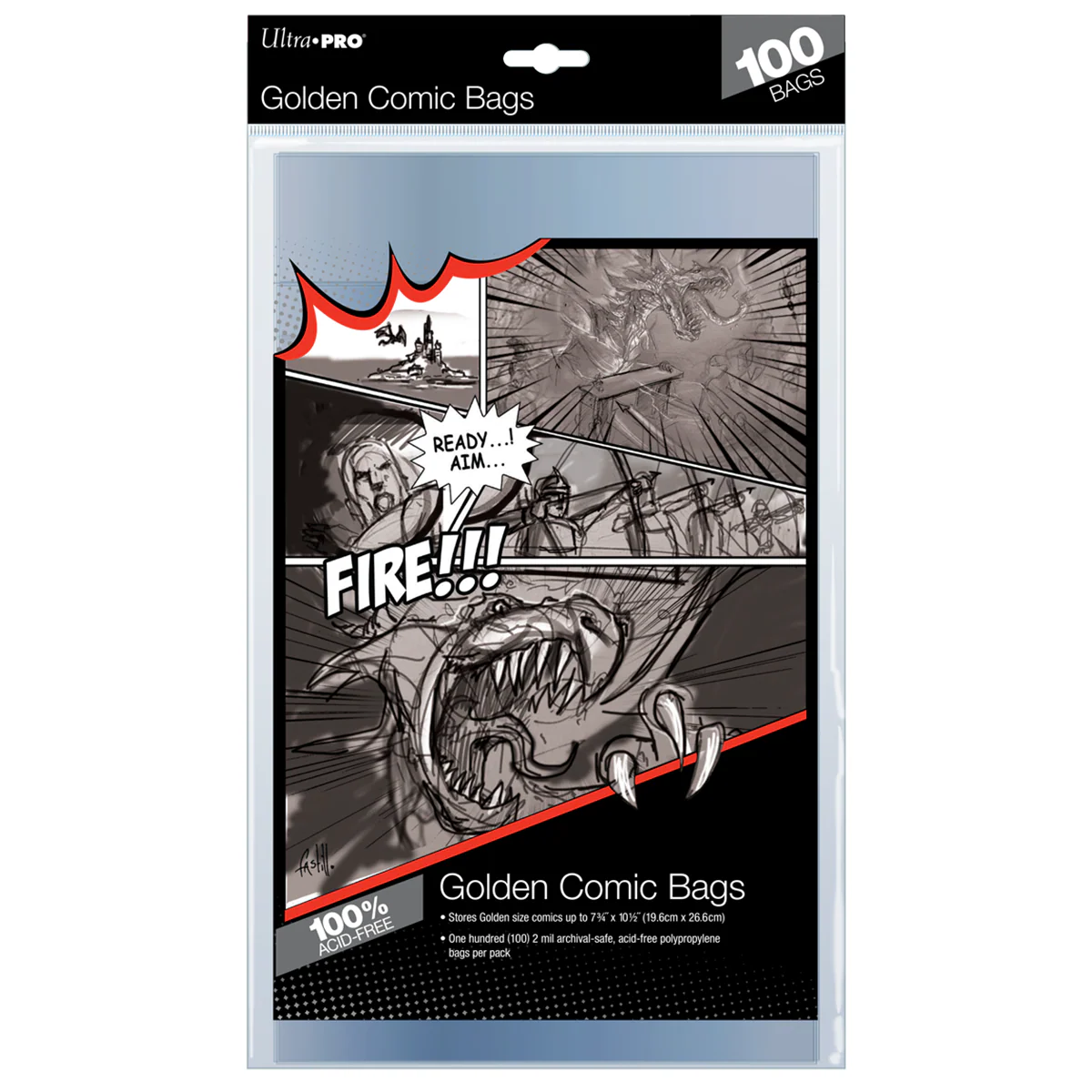 Golden Age Size Comic Bags (100ct)
