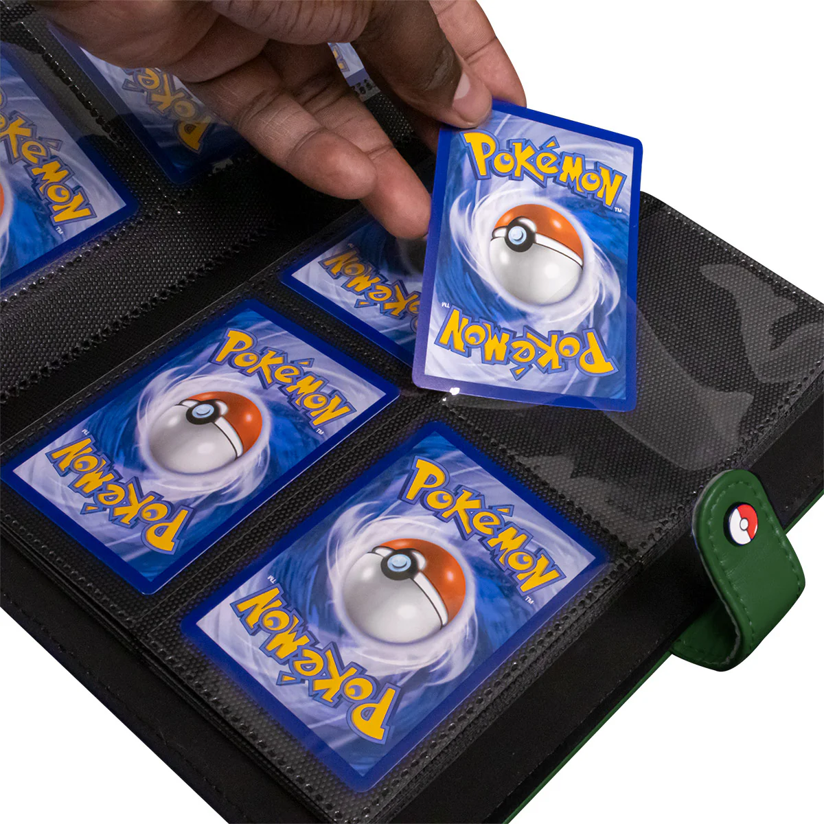 Green 4-Pocket Premium Snap Binder for the Pokémon Trading Card Game - Image 2