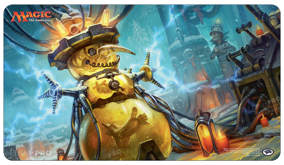 Happy Holidays Some Disassembly Required Gaming Playmat for Magic: The Gathering - Image 2