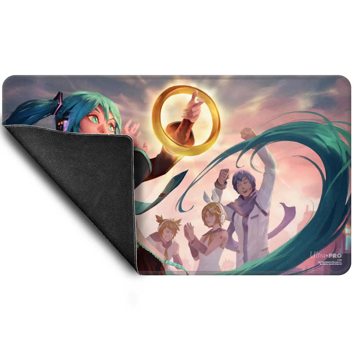 Hatsune Miku - Secret Lair - Stitched Edge Playmat for Magic: The Gathering - (Summer) Sol Ring - Image 3