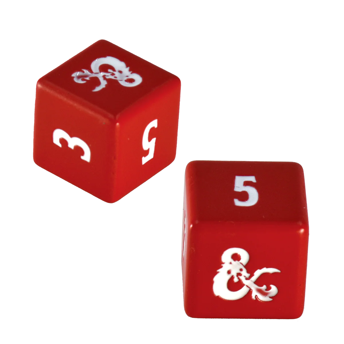 HEAVY METALĀ® Red and White D6 Dice Set (4ct) for Dungeons & Dragons