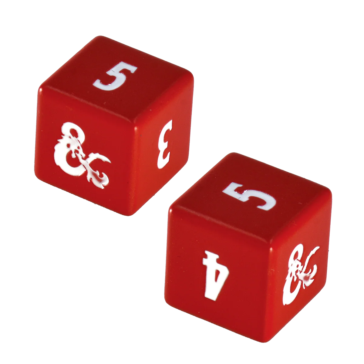 HEAVY METALĀ® Red and White D6 Dice Set (4ct) for Dungeons & Dragons - Image 3