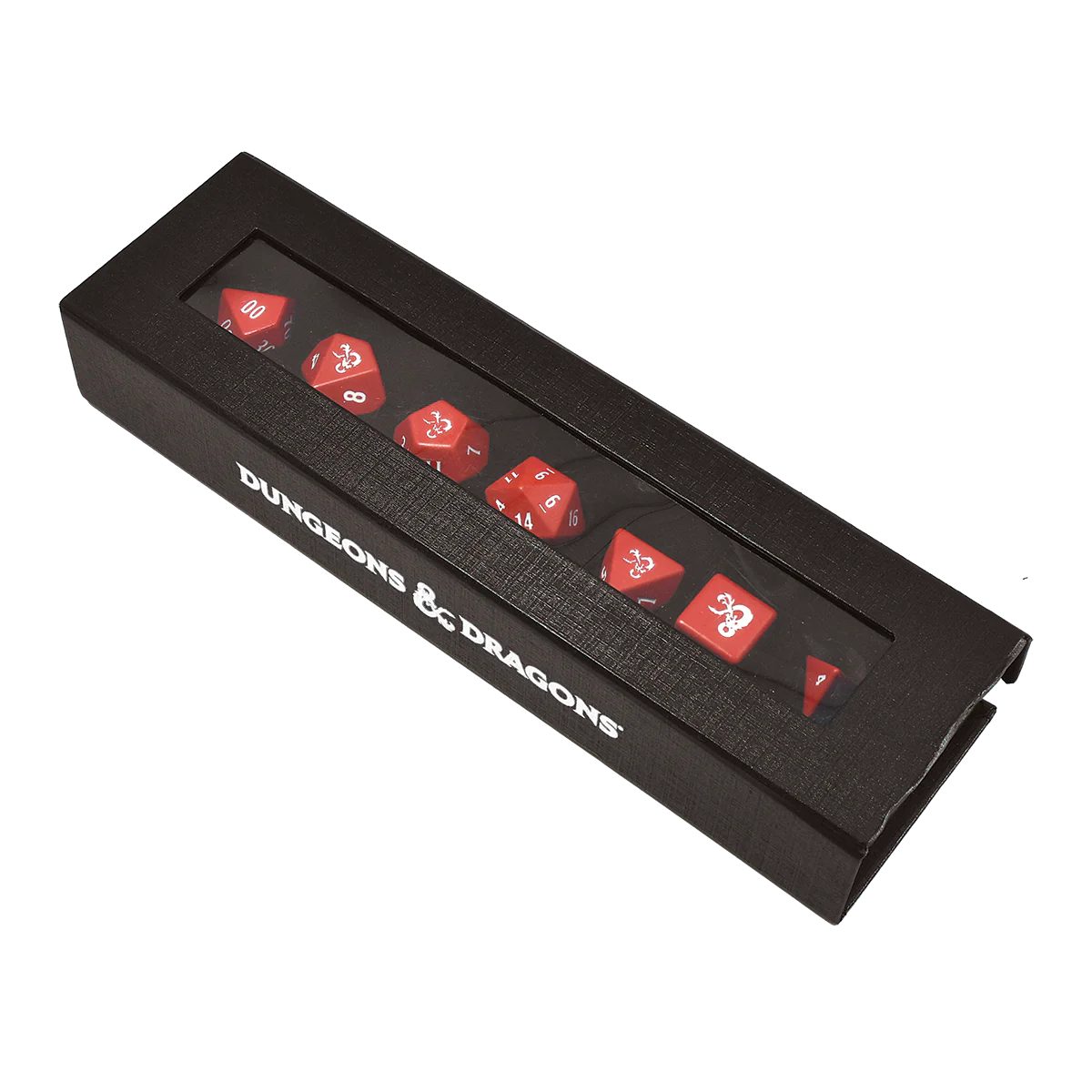 HEAVY METAL® Red and White RPG Dice Set (7ct) for Dungeons & Dragons - Image 3