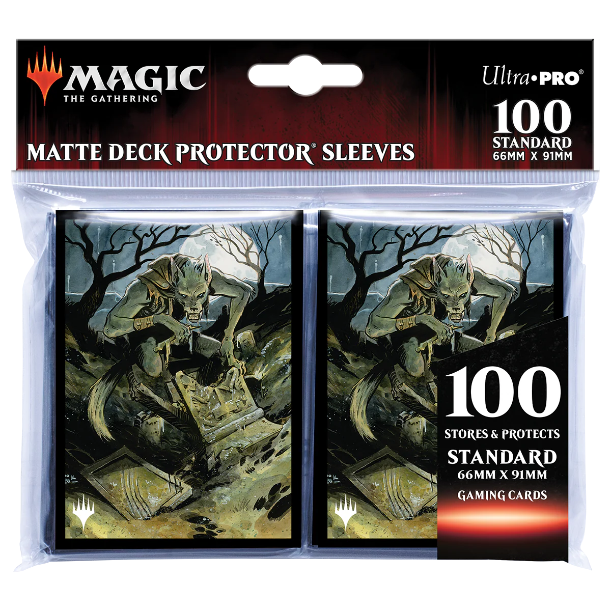 Innistrad: Midnight Hunt Graveyard Glutton Standard DECK PROTECTOR® Sleeves (100ct) for Magic: The Gathering - Image 2