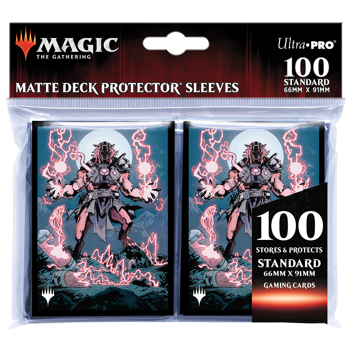 Innistrad: Midnight Hunt Storm-Charged Slasher Standard DECK PROTECTOR® Sleeves (100ct) for Magic: The Gathering - Image 2