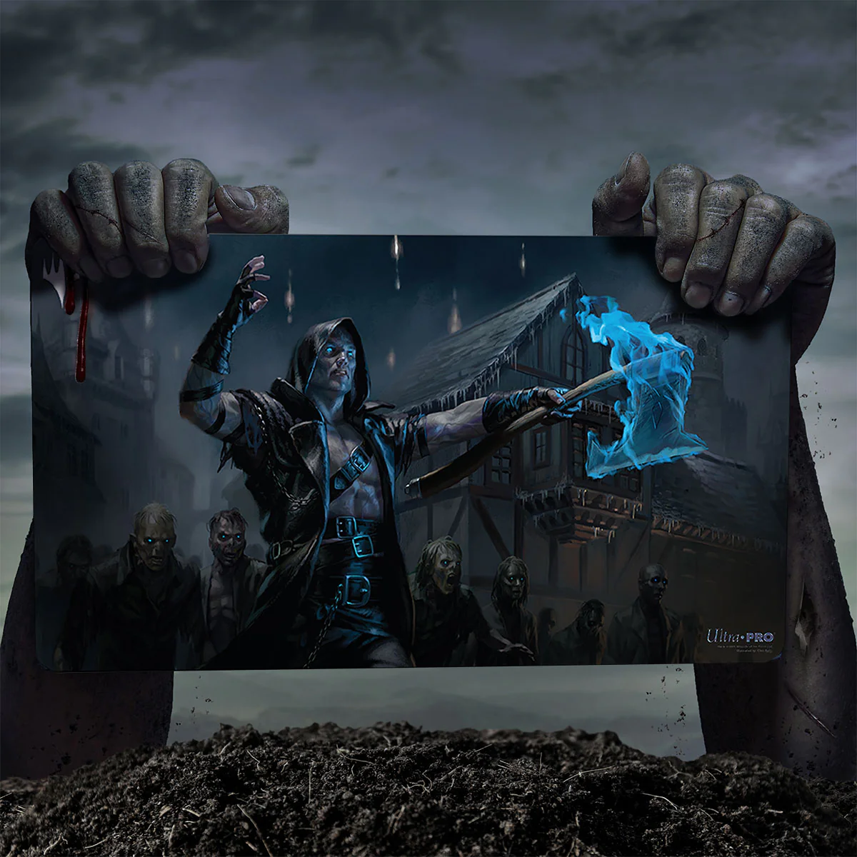 Innistrad: Midnight Hunt Wilhelt the Rotcleaver Standard Gaming Playmat for Magic: The Gathering - Image 2