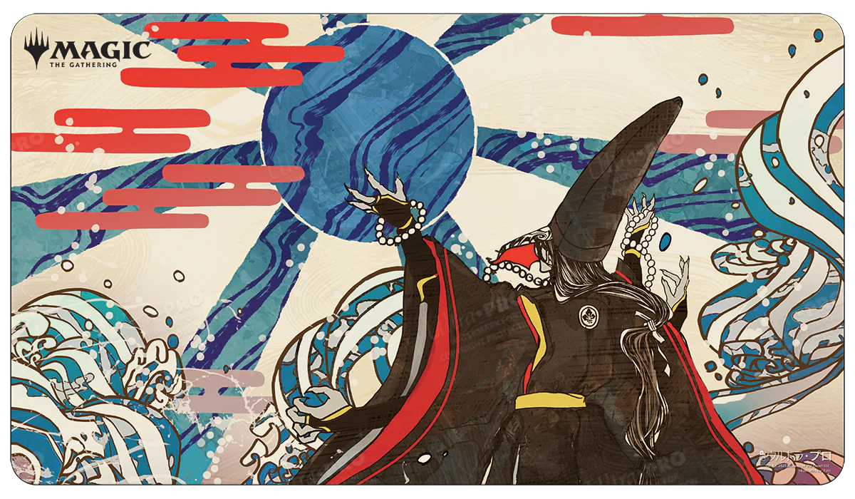 Japanese Mystical Blue Sun's Zenith Standard Gaming Playmat for Magic: The Gathering