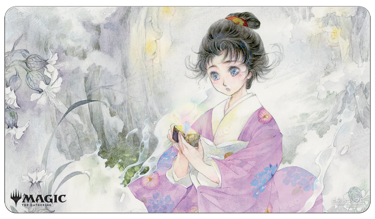 Japanese Mystical Gift of Estates Standard Gaming Playmat for Magic: The Gathering