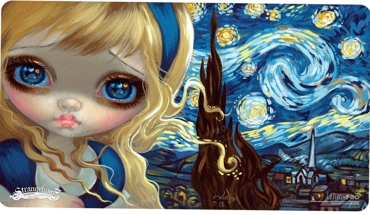 Jasmine Becket-Griffith Alice in The Starry Night Standard Gaming Playmat