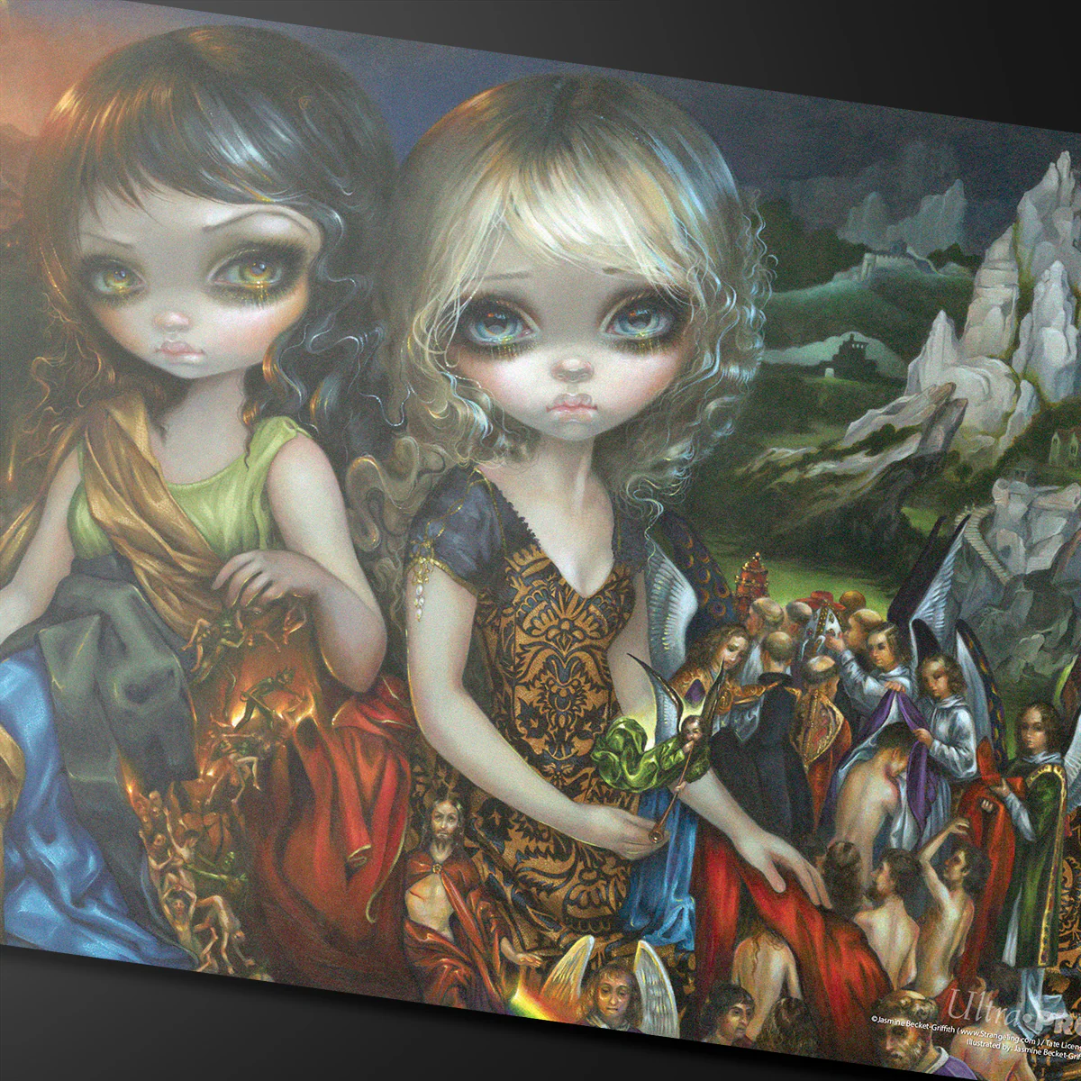 Jasmine Becket-Griffith Dress of Sinners, Dress of Saints Standard Gaming Playmat - Image 2