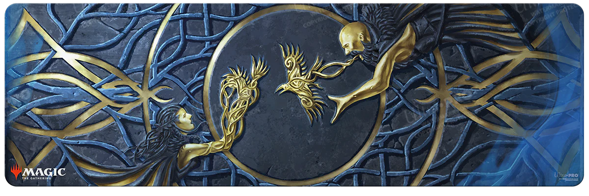 Kaldheim: The Raven’s Warning Table Playmat for Magic: The Gathering - Image 2