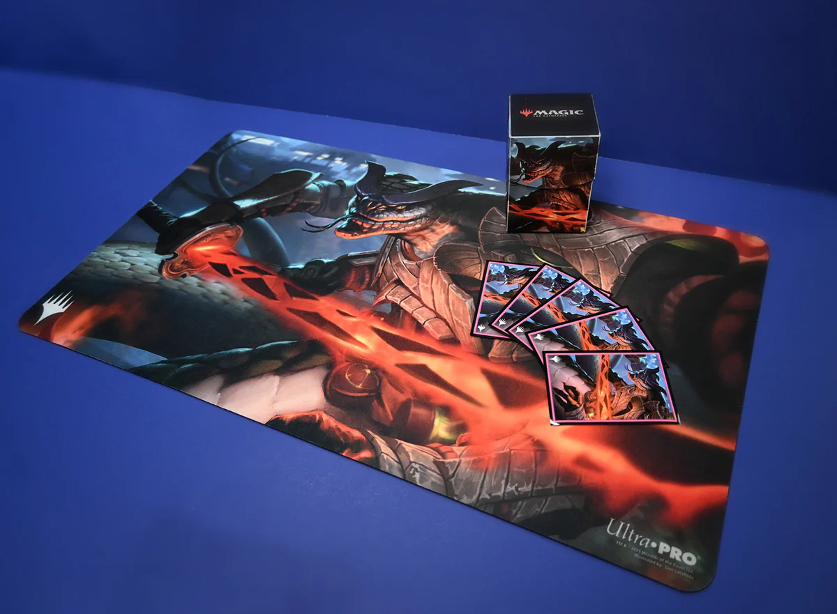 Kamigawa Neon Dynasty Chishiro, the Shattered Blade Standard Gaming Playmat for Magic: The Gathering - Image 2