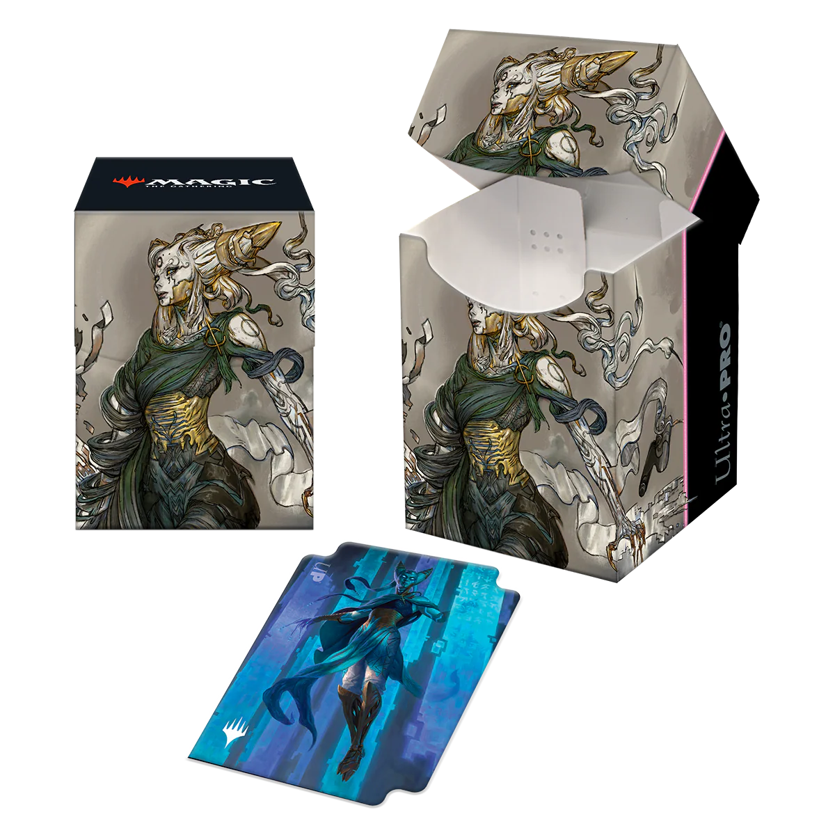 Kamigawa Neon Dynasty Tamiyo, Compleated Sage 100+ DECK BOX® for Magic: The Gathering
