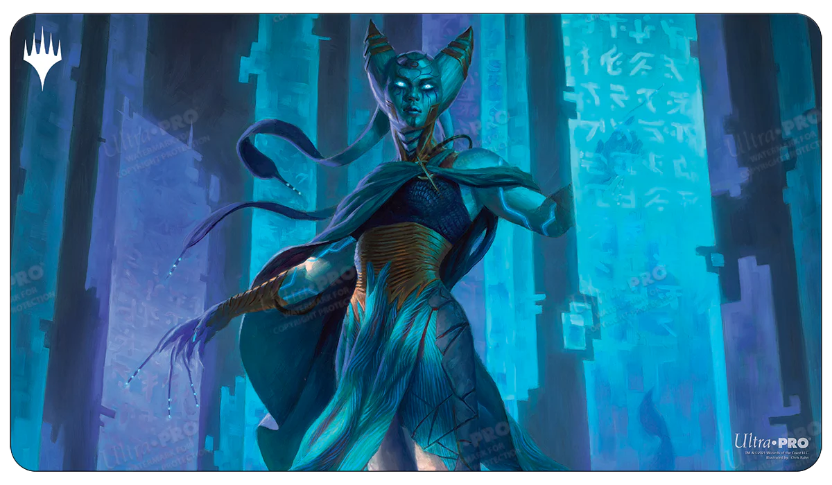 Kamigawa Neon Dynasty Tamiyo, Compleated Sage Standard Gaming Playmat for Magic: The Gathering
