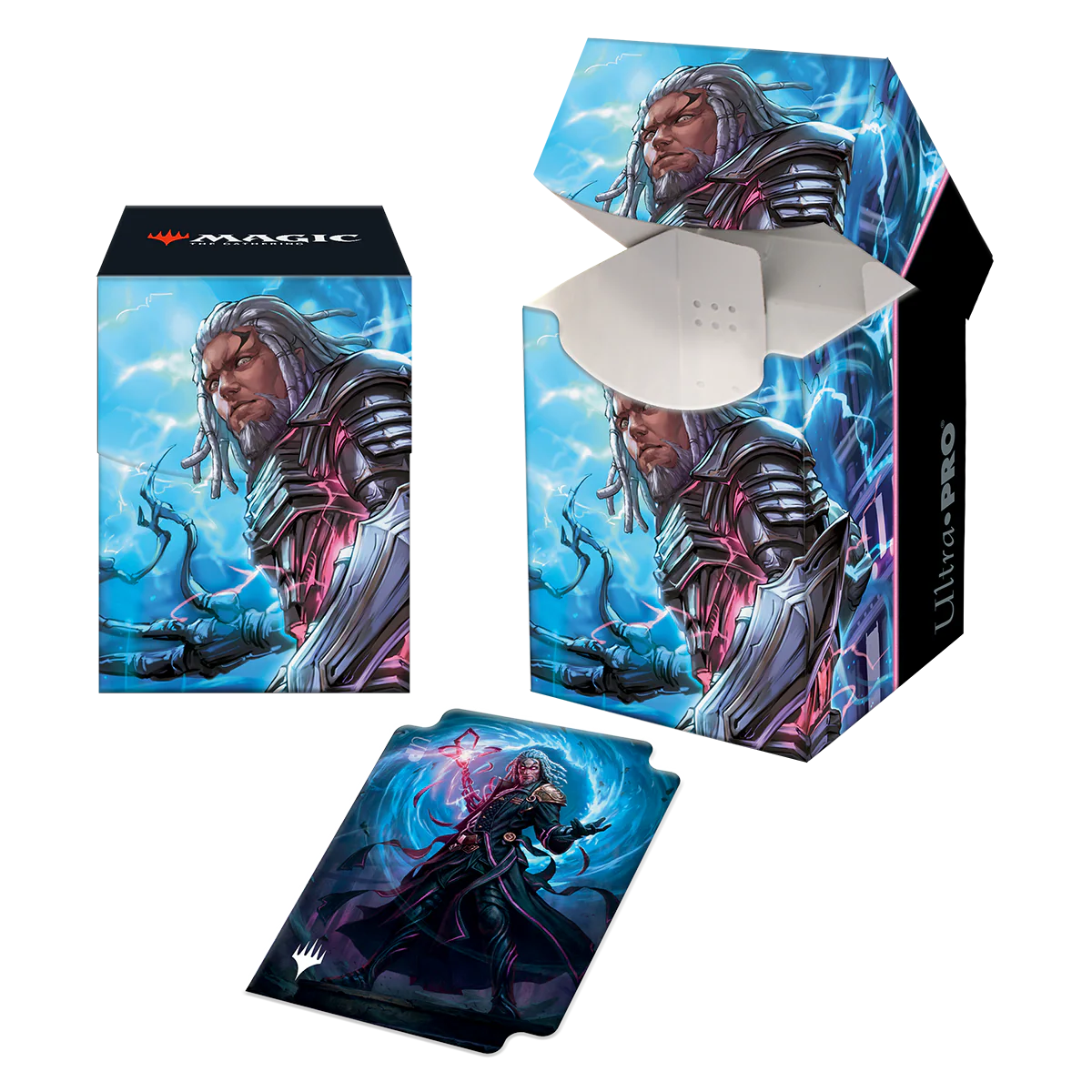 Kamigawa Neon Dynasty Tezzeret, Betrayer of Flesh 100+ DECK BOX® for Magic: The Gathering