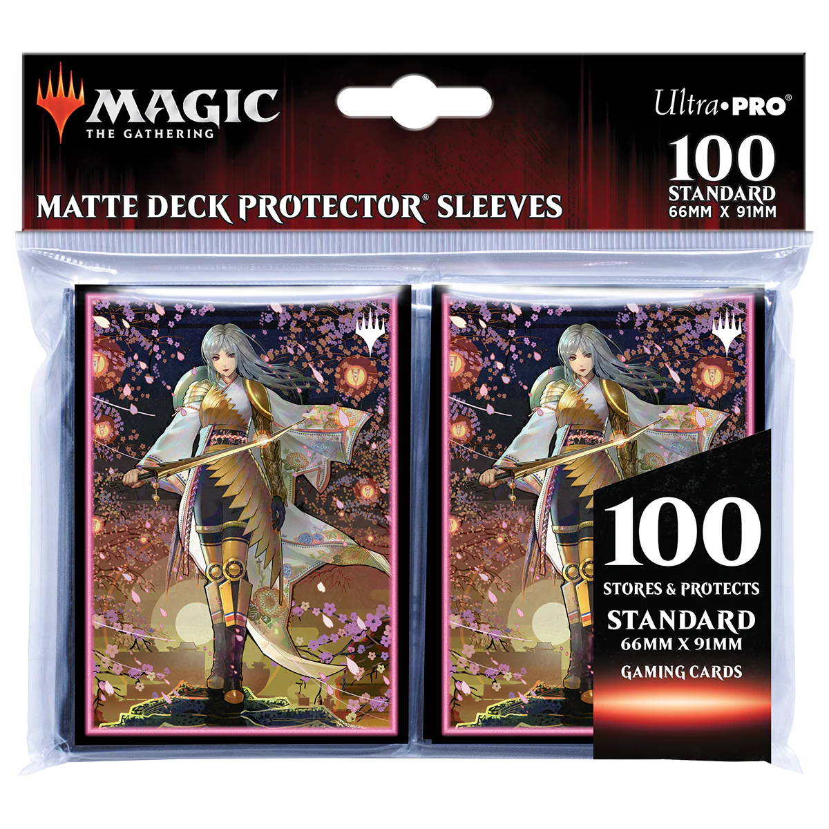 Kamigawa Neon Dynasty The Wandering Emperor Standard DECK PROTECTOR® Sleeves (100ct) for Magic: The Gathering - Image 2