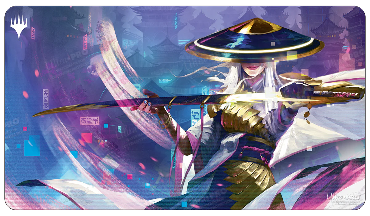 Kamigawa Neon Dynasty The Wandering Emperor Standard Gaming Playmat for Magic: The Gathering
