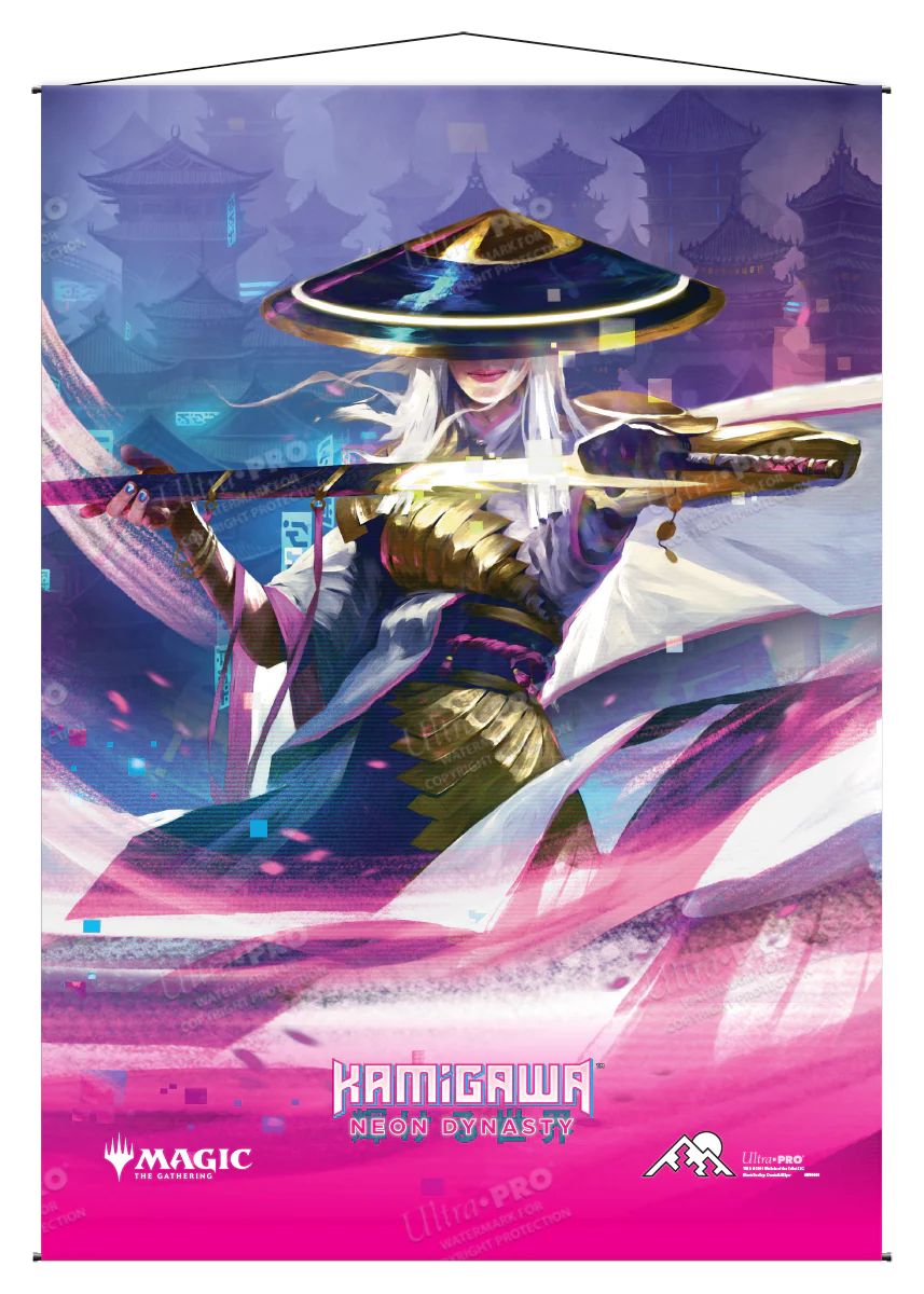 Kamigawa Neon Dynasty The Wandering Emperor Wall Scroll for Magic: The Gathering