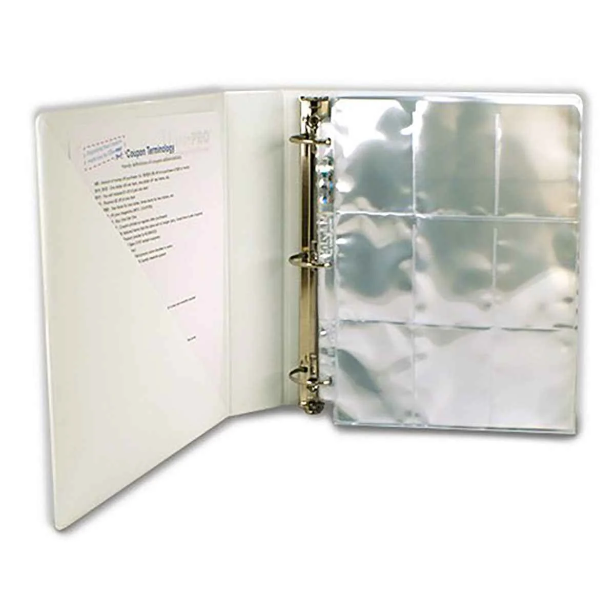 Keep Calm 3-Ring Coupon Organizer Binder - Image 2