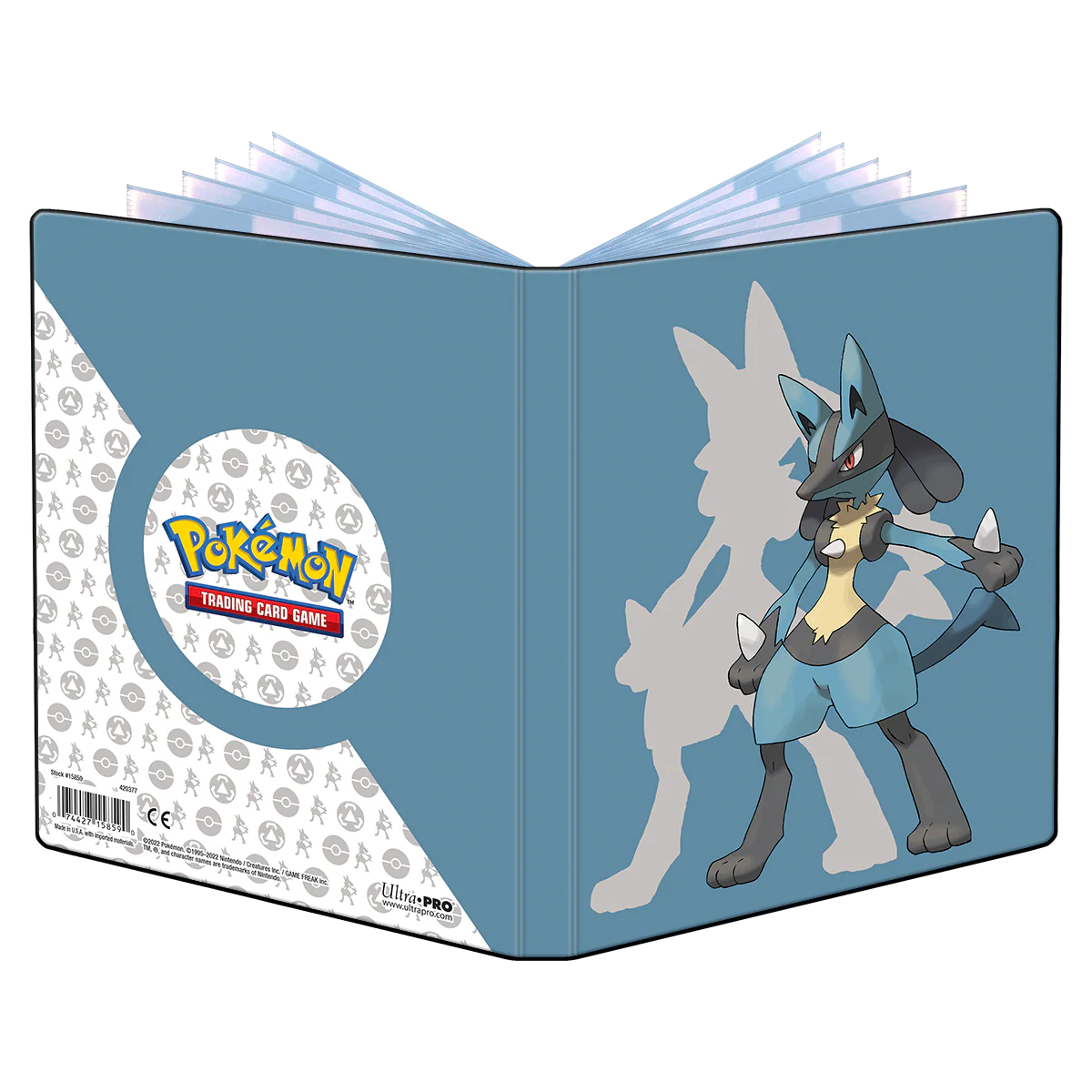Lucario 4-Pocket Portfolio for Pokémon
