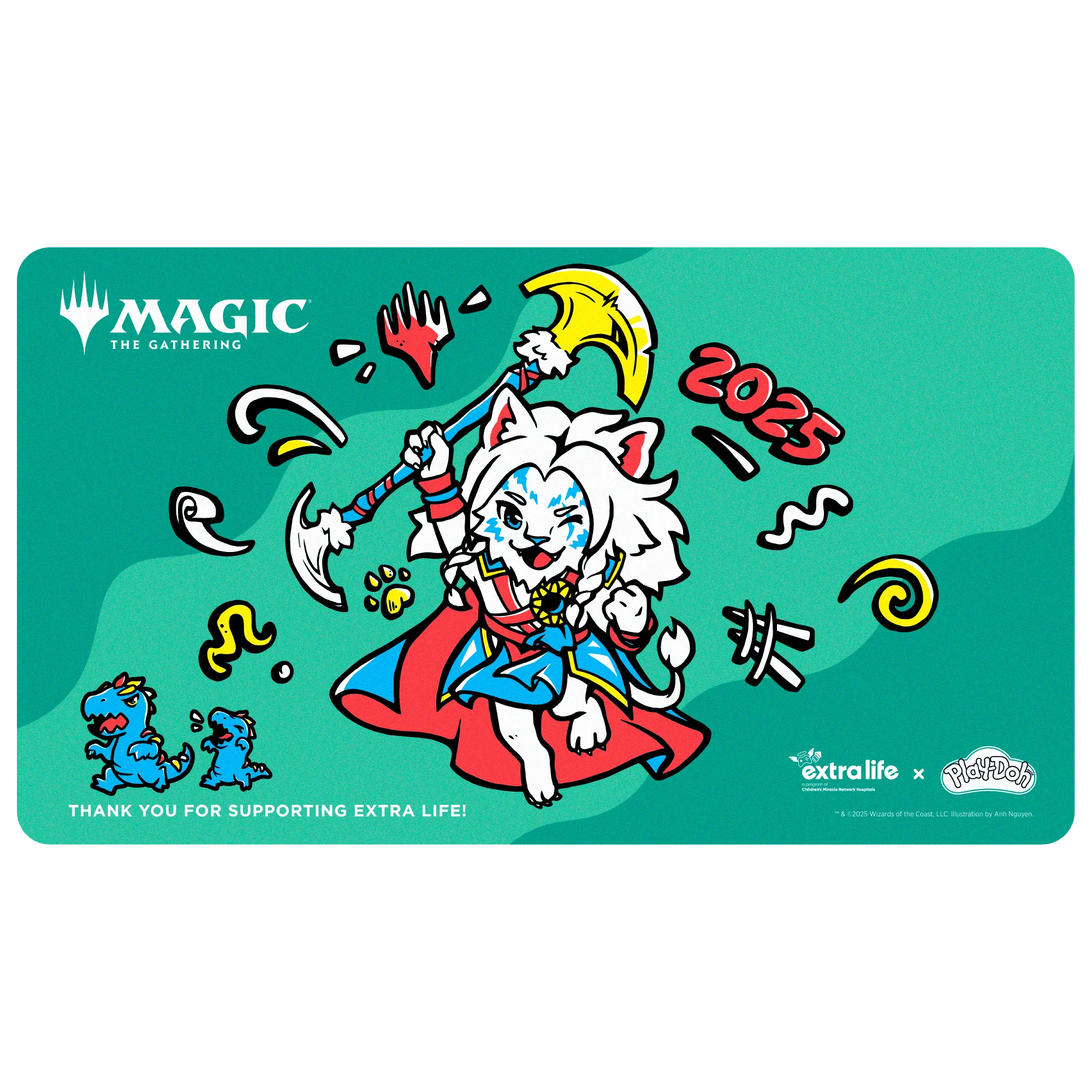 Extra Life 2025 x Play-Doh Playmat for Magic: The Gathering