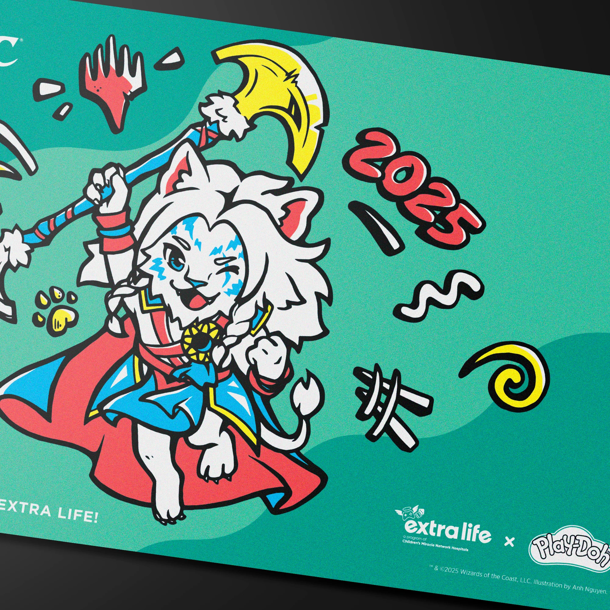 Extra Life 2025 x Play-Doh Playmat for Magic: The Gathering - Image 2