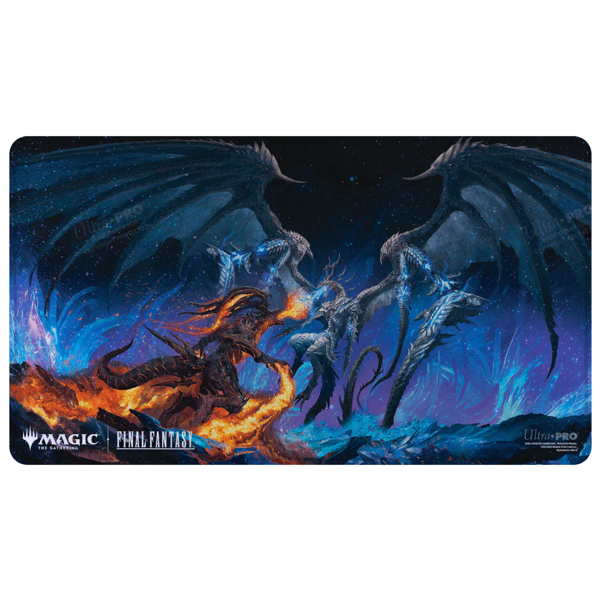 Magic: The Gathering®—FINAL FANTASY™ Bahamut and Ifrit HOLOFOIL® Playmat