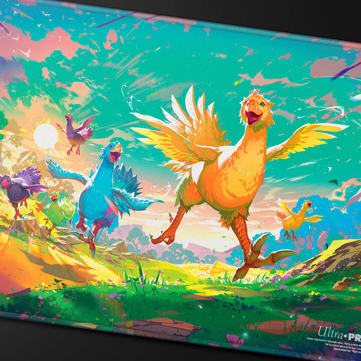 MAGIC: THE GATHERING®—FINAL FANTASY™ Chocobo HOLOFOIL® Playmat for Magic: The Gathering - Image 2