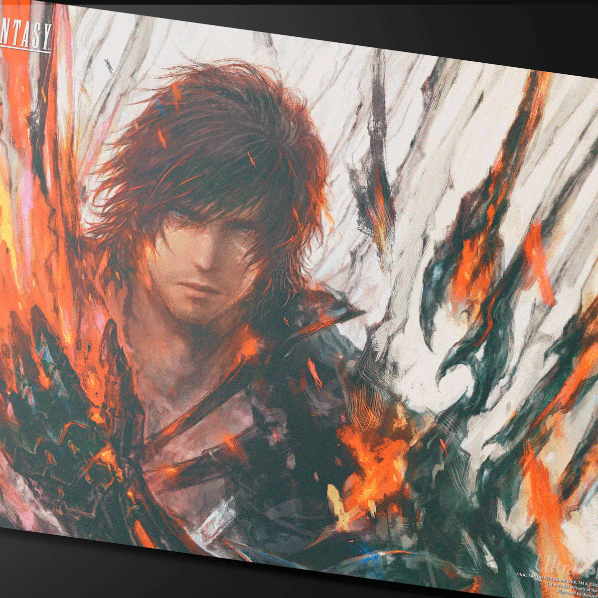 Magic: The Gathering®—FINAL FANTASY™ Clive, Ifrit’s Dominant / Ifrit, Warden of Inferno Double-Sided Playmat - Image 5