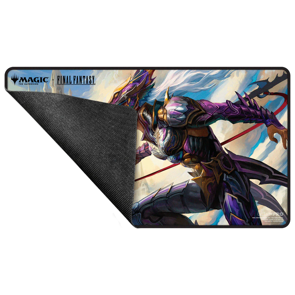 Magic: The Gathering®—FINAL FANTASY™ Kain, Traitorous Dragoon Black Stitched Playmat - Image 3
