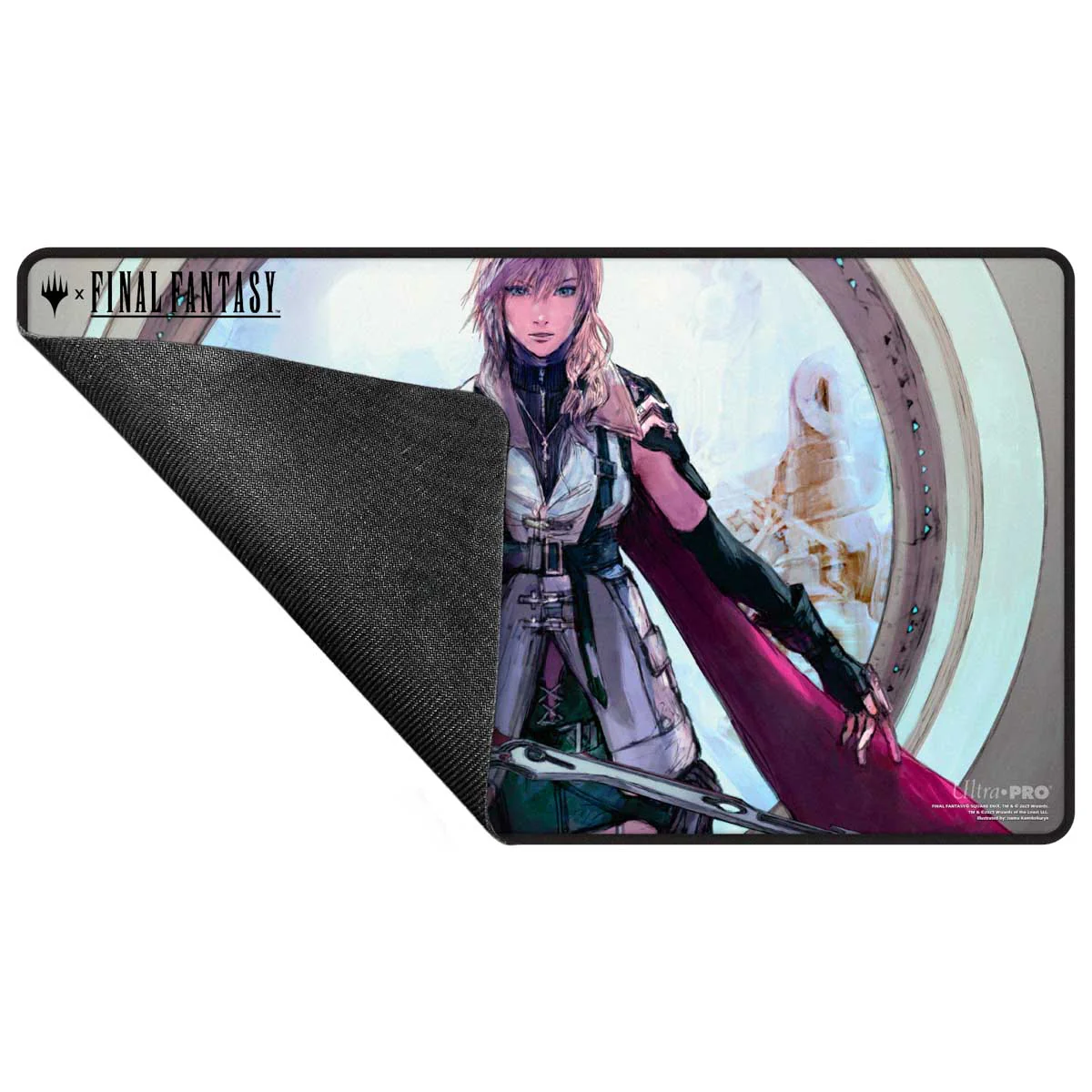 Magic: The Gathering®—FINAL FANTASY™ Lightning, Army of One Black Stitched Playmat - Image 3
