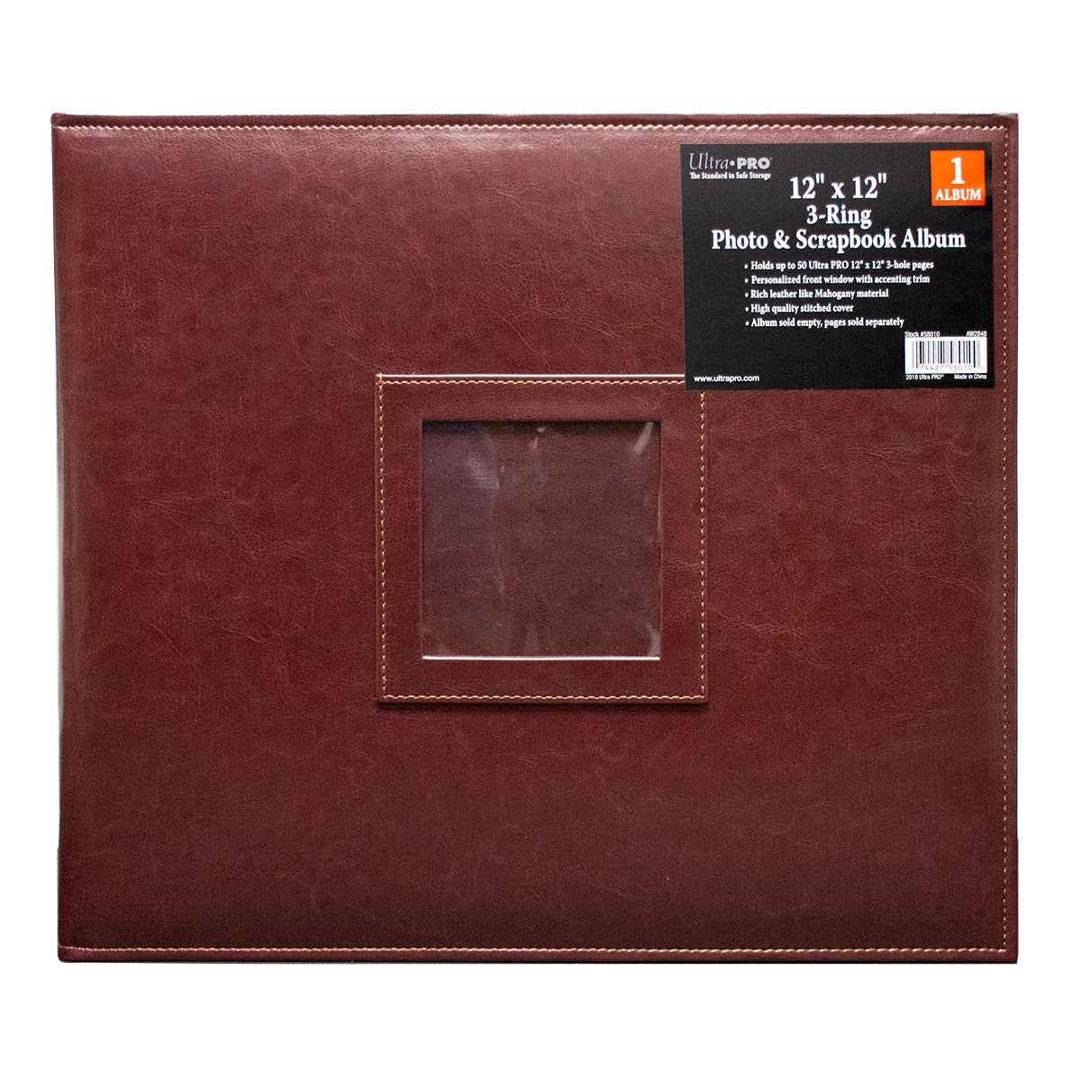 Mahogany 3-Ring Photo and Scrapbook Album for 12" x 12" Prints - Image 6