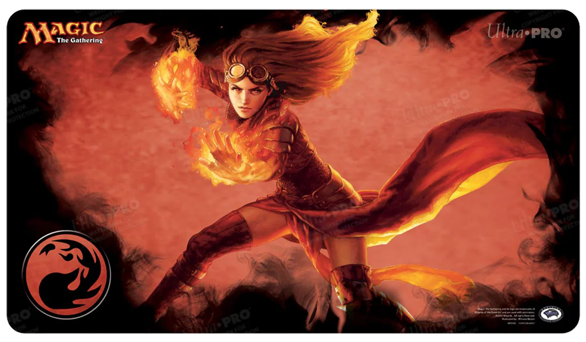 Mana 4 Planeswalkers Chandra Standard Gaming Playmat for Magic: The Gathering