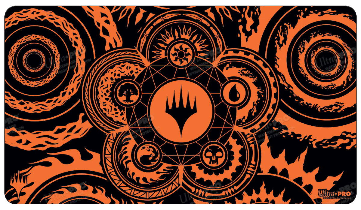 Mana 7 Color Wheel Standard Gaming Playmat for Magic: The Gathering
