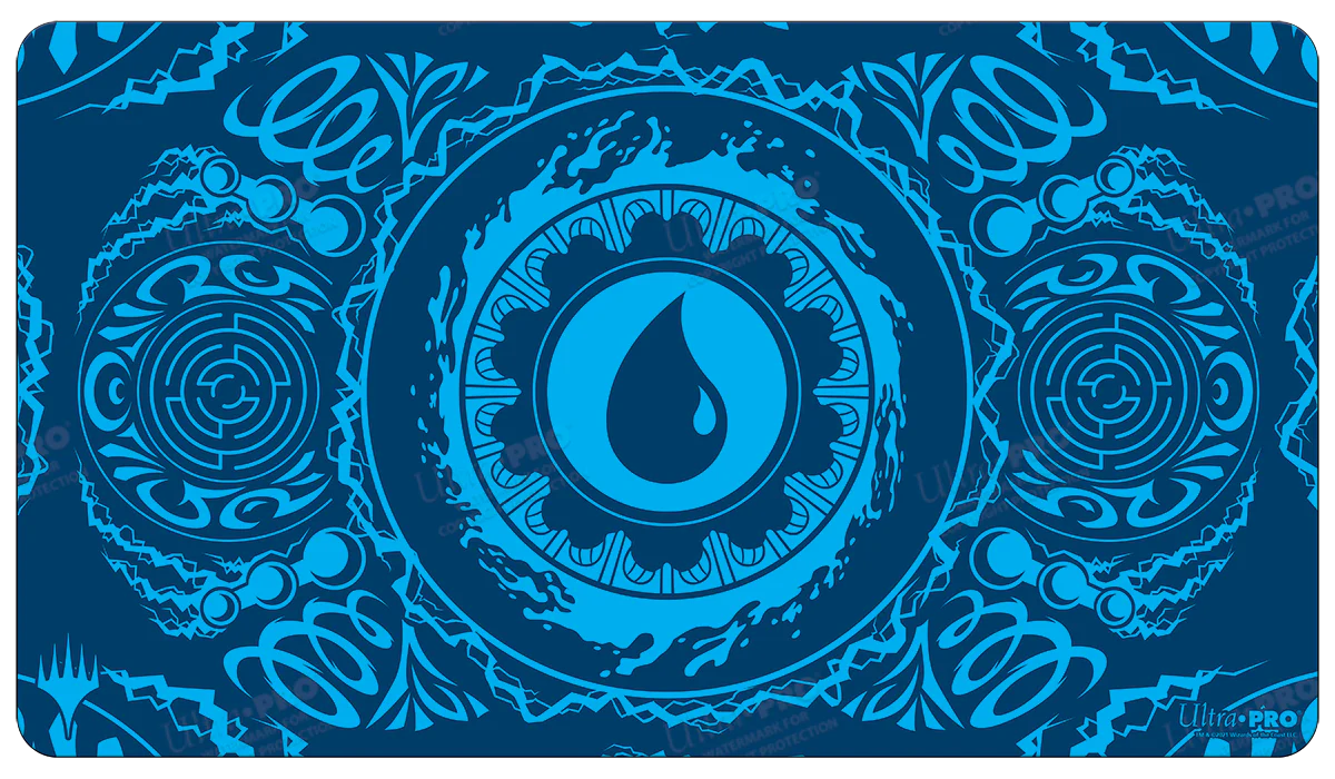 Mana 7 Island Standard Gaming Playmat for Magic: The Gathering