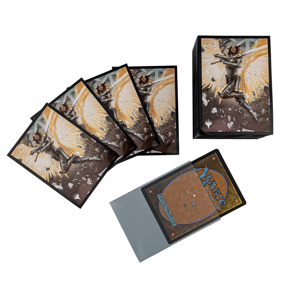 March of the Machine Archangel Elspeth Standard DECK PROTECTOR® Sleeves (100ct) for Magic: The Gathering - Image 3