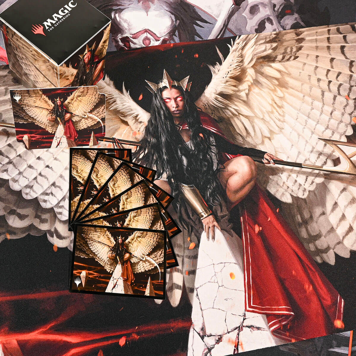 March of the Machine Kasla, the Broken Halo Standard Gaming Playmat for Magic: The Gathering - Image 3