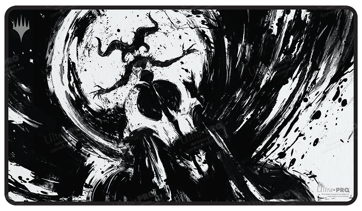 March of the Machine Sheoldred Black Stitched Standard Gaming Playmat for Magic: The Gathering