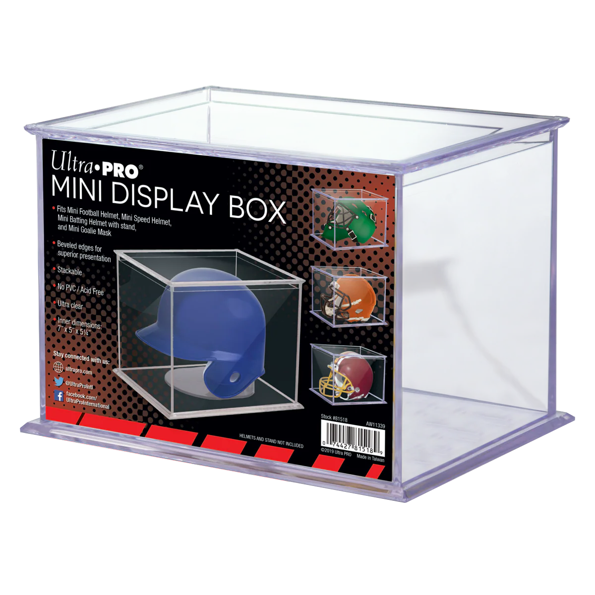 Mini Helmet & Figurines Display Case